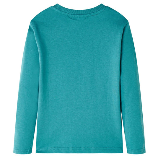 Vidaxl kindershirt met lange mouwen 116 donkerzeeblauw