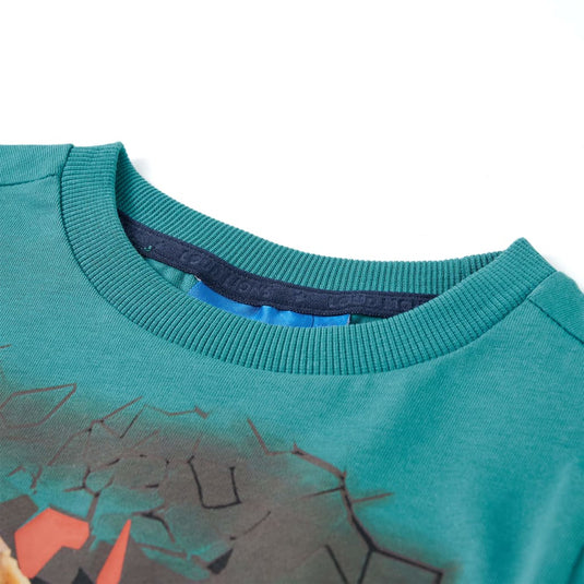 Vidaxl kindershirt met lange mouwen 116 donkerzeeblauw
