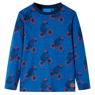 Vidaxl kinderpyjama met lange mouwen 92 petroleumkleurig