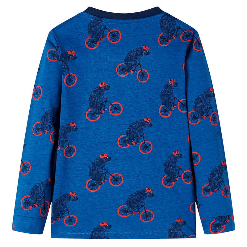 Load image into Gallery viewer, Vidaxl kinderpyjama met lange mouwen 92 petroleumkleurig
