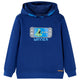 VidaXL Kindertrui met capuchon 140 donkerblauw