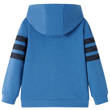 Vidaxl kindervest met capuchon 104 blauw