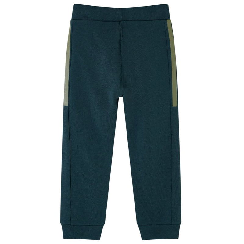 Load image into Gallery viewer, Vidaxl kinderjoggingbroek met trekkoord 92 mosgroen
