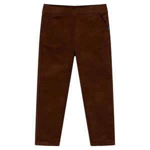 Vidaxl kinderbroek 128 cognackleurig