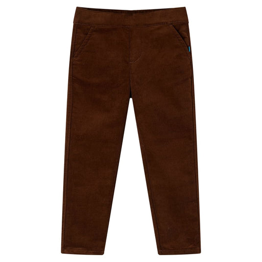 Vidaxl kinderbroek 128 cognackleurig