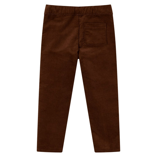 Vidaxl kinderbroek 128 cognackleurig