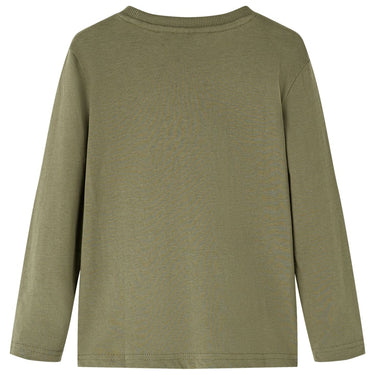 Vidaxl kindershirt met lange mouwen 116 kakikleurig