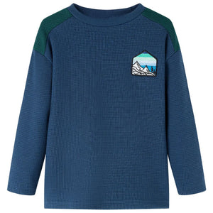 Vidaxl kindertrui 116 marineblauw