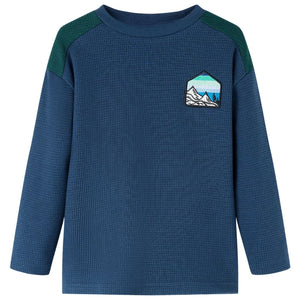 Vidaxl kindertrui 128 marineblauw