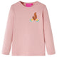 Vidaxl kindershirt met lange mouwen 104 lichtroze
