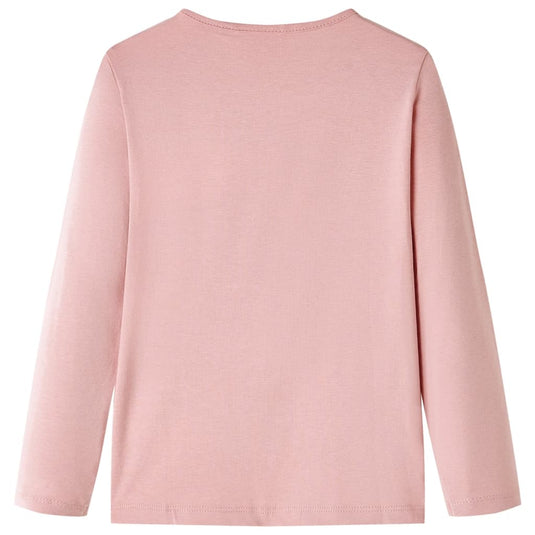 Vidaxl kindershirt met lange mouwen 104 lichtroze