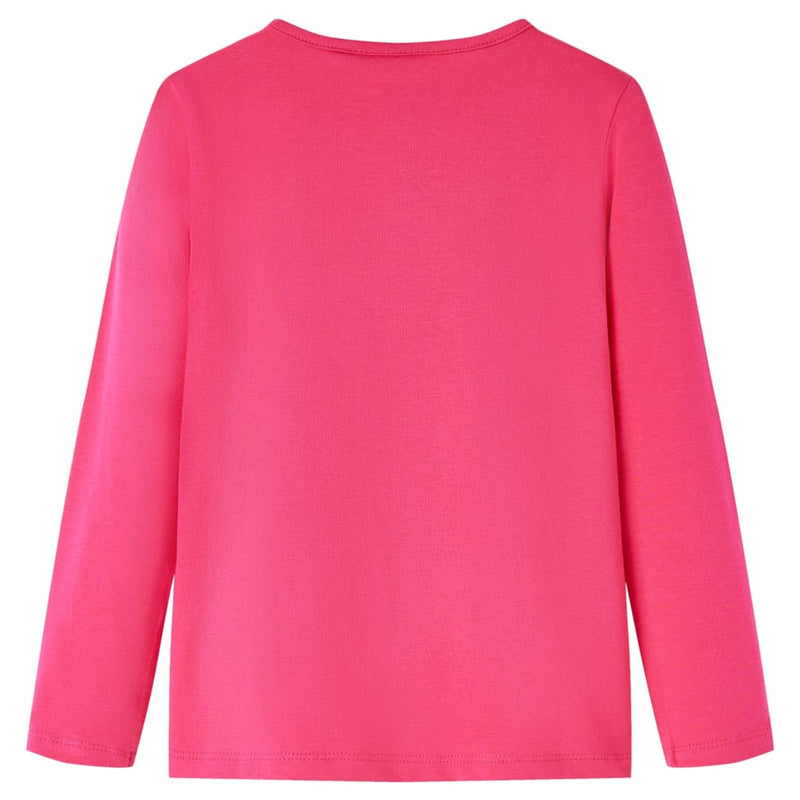 Load image into Gallery viewer, Vidaxl kindershirt met lange mouwen 140 felroze

