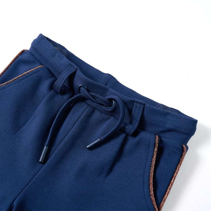 Load image into Gallery viewer, Vidaxl kinderbroek met trekkoord 116 marineblauw
