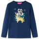 Vidaxl kindershirt met lange mouwen 140 marineblauw