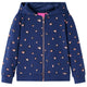 Vidaxl kindervest met capuchon 128 marineblauw
