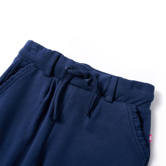 Vidaxl kinderbroek met trekkoord 104 marineblauw