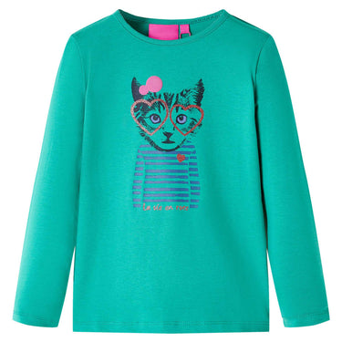 Vidaxl kindershirt met lange mouwen 116 felgroen