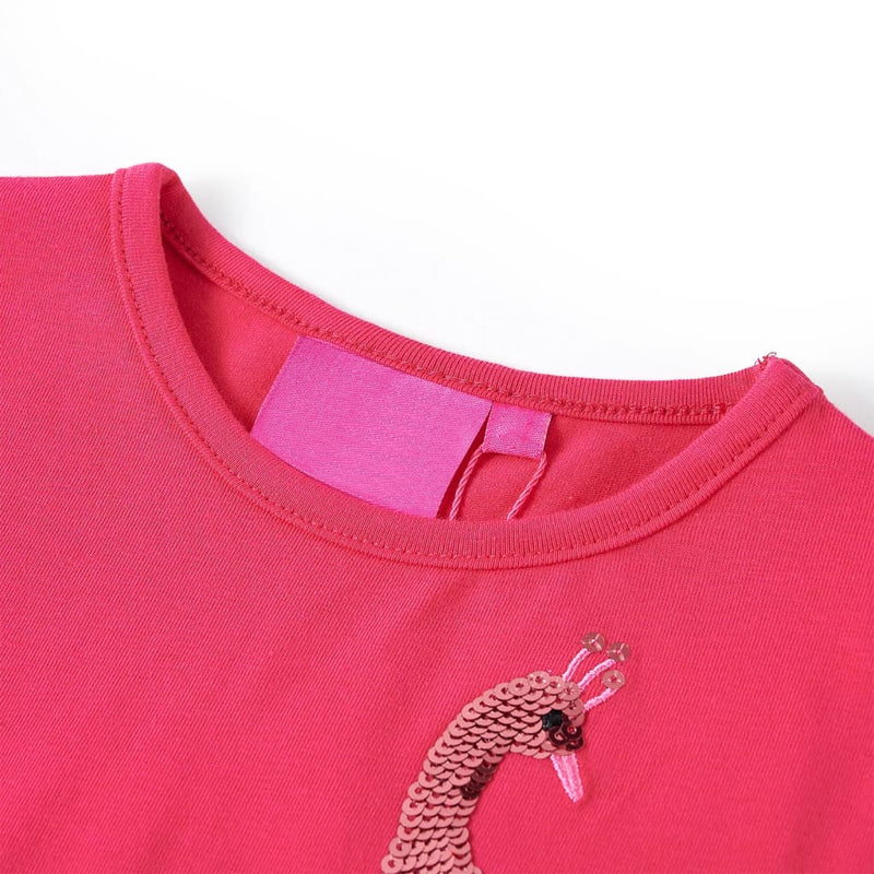 Load image into Gallery viewer, Vidaxl kindershirt met lange mouwen 104 felroze
