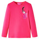 Vidaxl kindershirt met lange mouwen 128 felroze