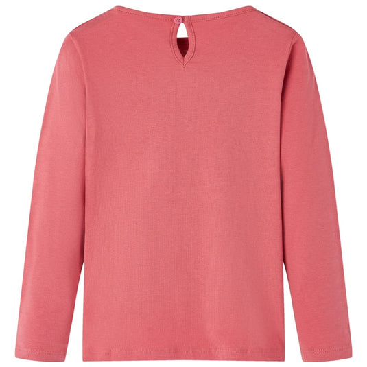 Vidaxl kindershirt met lange mouwen 116 oudroze