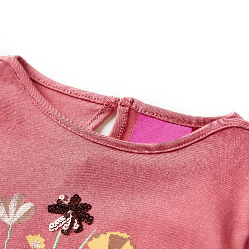 ギャラリービューアに画像をロードする, Vidaxl kindershirt met lange mouwen 116 oudroze
