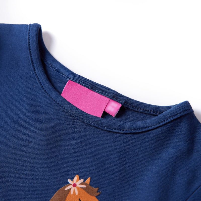 ギャラリービューアに画像をロードする, Vidaxl kindershirt met lange mouwen 140 marineblauw
