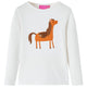 VidaXL Kindershirt met lange mouwen 92 ecrukleurig