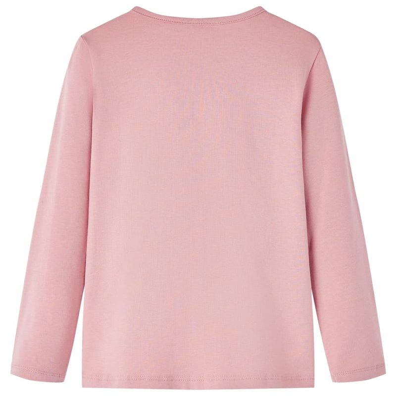 Load image into Gallery viewer, Vidaxl kindershirt met lange mouwen 104 lichtroze
