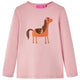 Vidaxl kindershirt met lange mouwen 140 lichtroze