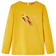 Vidaxl kindershirt met lange mouwen 140 donker okerkleurig