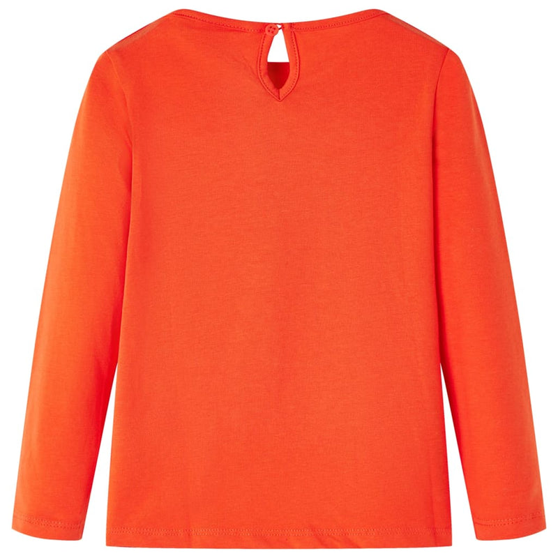 Chargez l'image dans la visionneuse de la galerie, Vidaxl kindershirt met lange mouwen 104 donkeroranje
