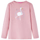 Vidaxl kindershirt met lange mouwen 116 lichtroze