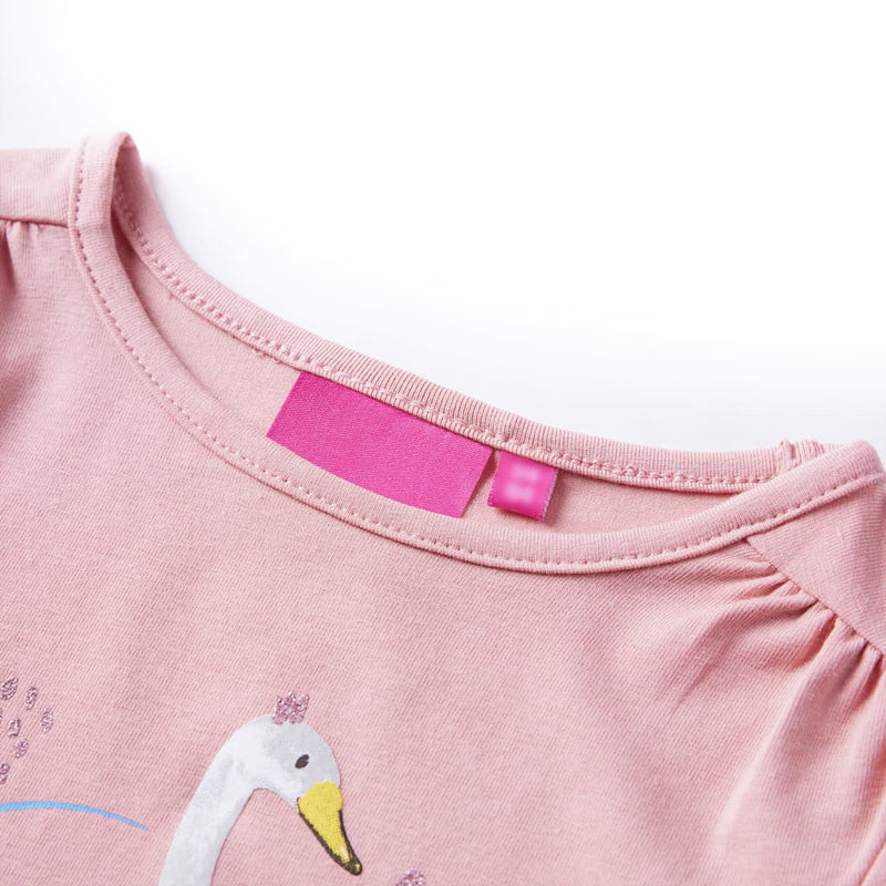 ギャラリービューアに画像をロードする, Vidaxl kindershirt met lange mouwen 128 lichtroze
