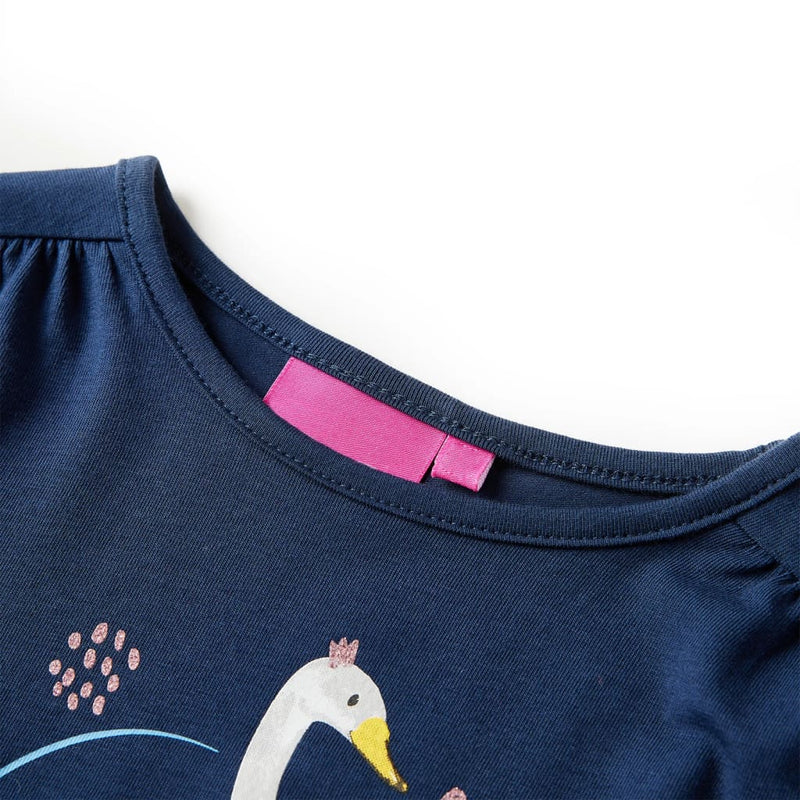ギャラリービューアに画像をロードする, Vidaxl kindershirt met lange mouwen 128 marineblauw
