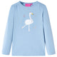 Vidaxl kindershirt met lange mouwen 92 lichtblauw