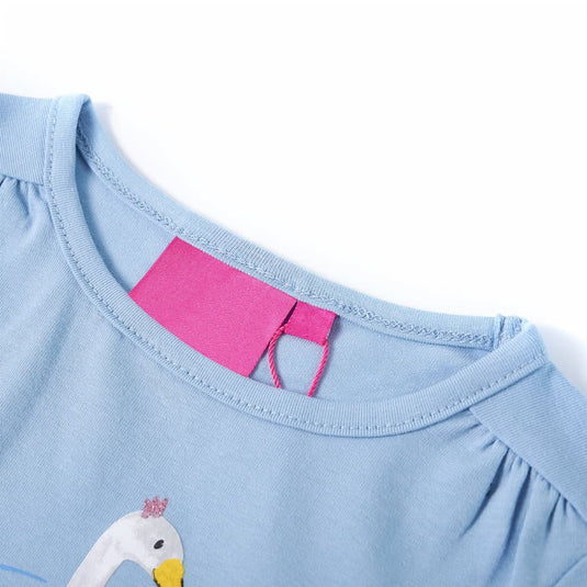 Vidaxl kindershirt met lange mouwen 140 lichtblauw
