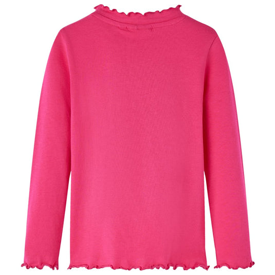 Vidaxl kindershirt met lange mouwen 116 felroze