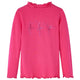 Vidaxl kindershirt met lange mouwen 140 felroze