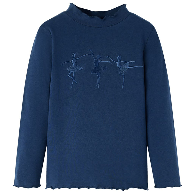 Chargez l'image dans la visionneuse de la galerie, Vidaxl kindershirt lange mouwen 140 marineblauw
