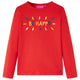 Vidaxl kindershirt met lange mouwen 92 rood