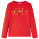 Vidaxl kindershirt met lange mouwen 128 rood