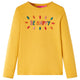 Vidaxl kindershirt met lange mouwen 104 donkerokerkleurig