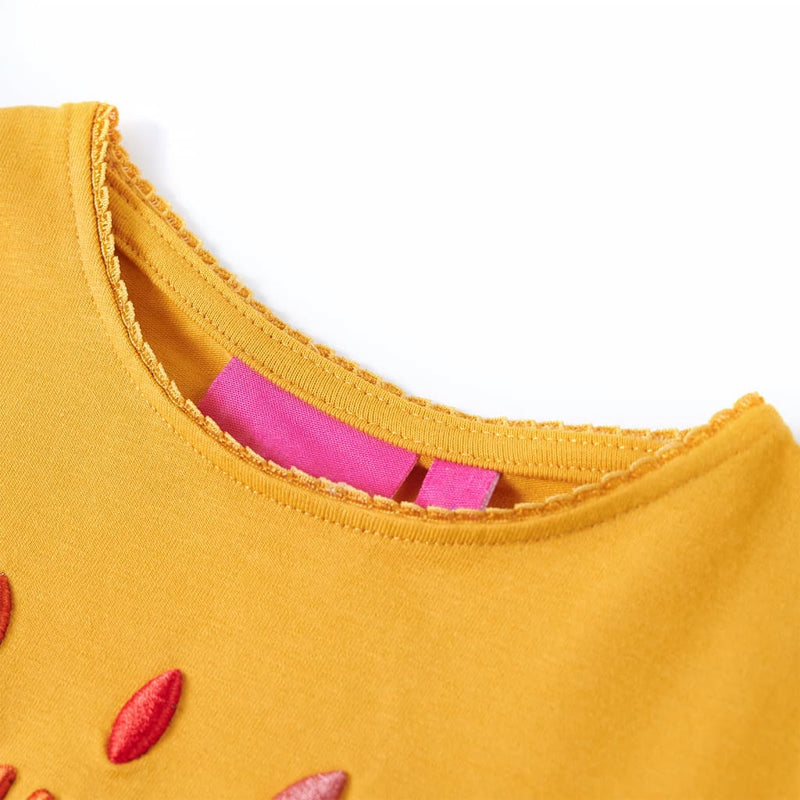 ギャラリービューアに画像をロードする, Vidaxl kindershirt met lange mouwen 116 donkerokerkleurig
