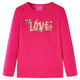 Vidaxl kindershirt met lange mouwen 128 felroze