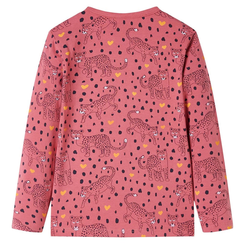 ギャラリービューアに画像をロードする, Vidaxl kinderpyjama met lange mouwen 128 oudroze
