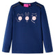 Vidaxl kindershirt met lange mouwen 116 marineblauw