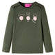 Vidaxl kindershirt met lange mouwen 140 kakikleurig