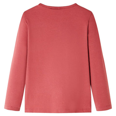Vidaxl kindershirt met lange mouwen 104 rozebruin