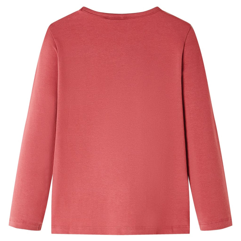 Load image into Gallery viewer, Vidaxl kindershirt met lange mouwen 104 rozebruin

