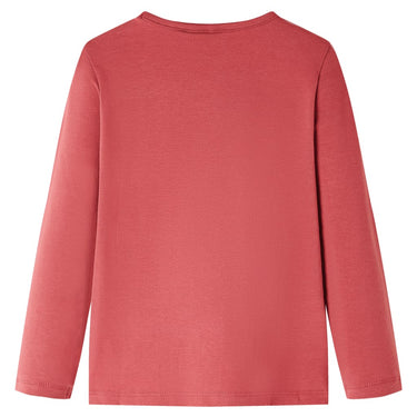 Vidaxl kindershirt met lange mouwen 116 rozebruin